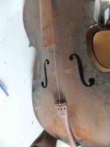 lot 417 image: Cello Kay model 554 44 needs strings