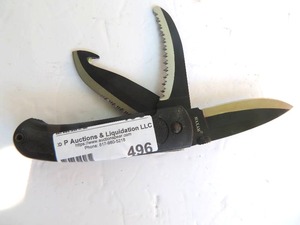 lot 496 image: Maxam pocket knife 3 blade