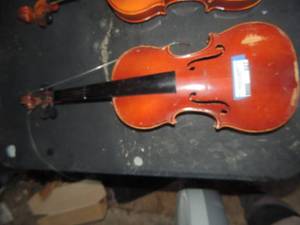 lot 827 image: Violin- Johannes Kohr- W. Germany 1983-   44 NO STRINGS OR BRIDGE