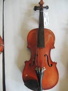 lot 862 image: Violin made for Wm. Louis sons shop adjusted to menc specs  nl70ei - size 14 - 122000