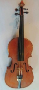 lot 877 image: violin- Cremona- fecit aimo domini 1985 Italy