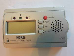 lot 886 image: Korg - guitarbass tuner ga-30