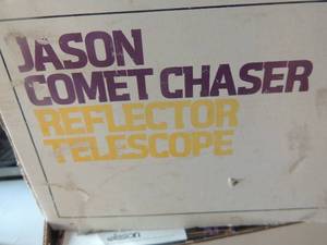 lot 471 image: Jason COMET CHASER - Reflection telescope-  160X POWER, 480 focal lens  NIB