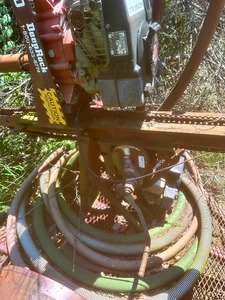 lot 17 image: DEEP ROCK DRILL M50  pump on trailer with hoses