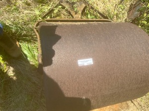 lot 1560 image: lawn roller steel