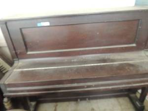 lot 1420 image: STEINWAY & SONS  UPRIGHT PIANO  #168816