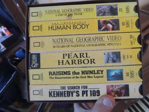 lot 1449 image: national Geographics movies qty 6