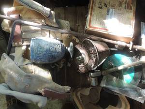 lot 1453 image: tool bag ratchet, rotary attachment plus