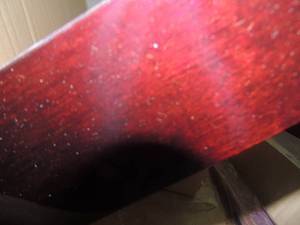 lot 1487 image: Padded top piano bench Mahogany NIB