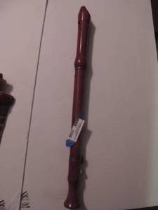 lot 1506 image: dark wood Schreiber sonata wood recorder Germany -24