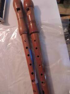 lot 1518 image: 2 - recorders - one is Mollentiauer one unmarked - 13 length