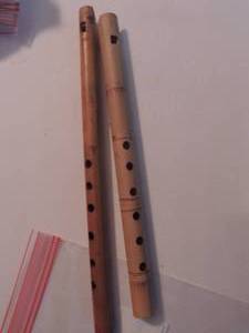 lot 1516 image: 2 bamboo recordersflutes