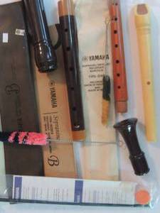 lot 1531 image: parts of recorders, cleaning rods