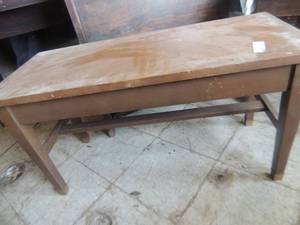 lot 900 image: wooden piano bench