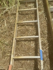 lot 1805 image: ladder extension 18ft tall