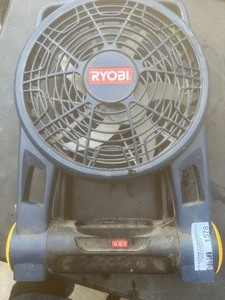 lot 1578 image: ryobi battery fan
