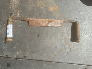 lot 1594 image: vintage draw knife