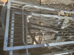 lot 1613 image: 2 metal cot frames