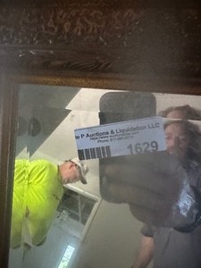 lot 1629 image: large wall mirror 30 x 36