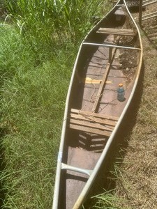 lot 1771 image: Fiberglass canoe 15