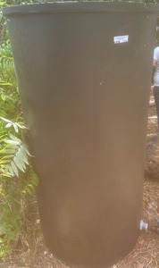 lot 1774 image: 5 tall water tank plastic