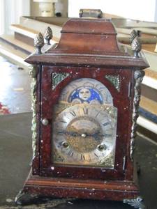 lot 48 image: A bazuin & zn Rotterdam 1962 Dutch table clock
