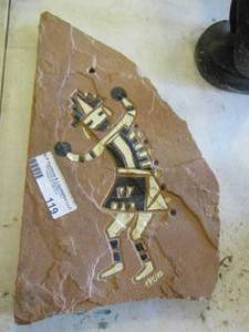 lot 119 image: ART - NAVAJO  (LIKE) SAND ART PAINTING