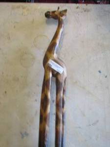 lot 133 image: 2474 on base giraffe dcor