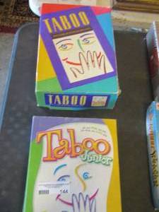 lot 144 image: taboo games qty 2
