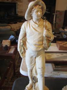 lot 162 image: 22 tall boy statue