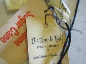 lot 176 image: the temple bell wind chimes