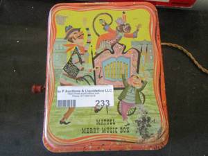 lot 233 image: Mattel merry music box