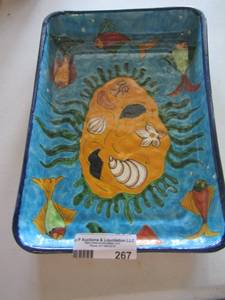 lot 267 image: Telavera Castillo decorative casserole dish