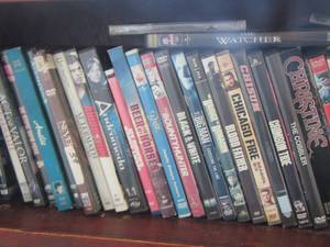 lot 301 image: shelf of dvds