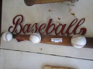 lot 318 image: baseball kids coat wall hanger