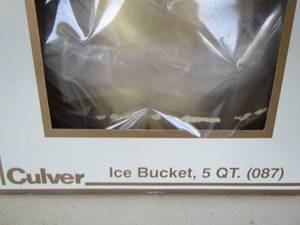 lot 335 image: culver ice bucket 5 qty 2