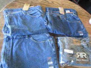 lot 339 image: mens jeans like new 54 x 30 big and tall levis