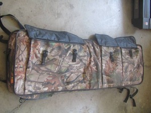 lot 357 image: CAMO FOLDING SUITCASE