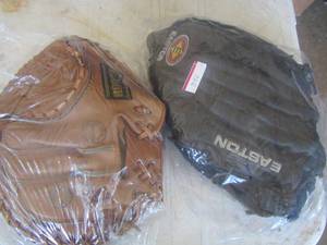 lot 373 image: qty 2 baseball gloves REGENTS  & EASTON