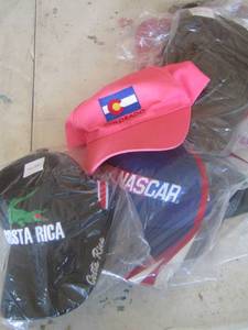 lot 557 image: various ball caps new