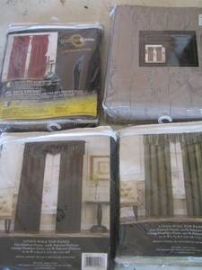 lot 579 image: various curtains new