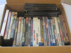 lot 592 image: box of dvd movies