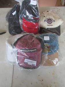 lot 605 image: various ball caps