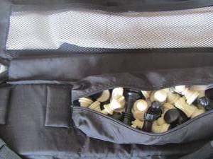 lot 602 image: chess game comes with mat and chess pieces