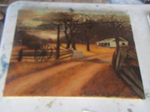 lot 622 image: painted canvas by Willie