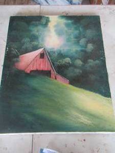 lot 623 image: painted canvas  by Joe teudo 93