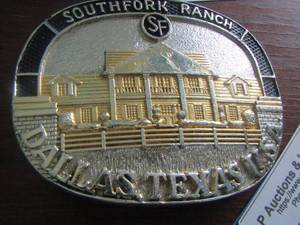 lot 619 image: Southfork Ranch Dallas Texas  USA  belt buckle