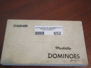 lot 652 image: marble like dominoes