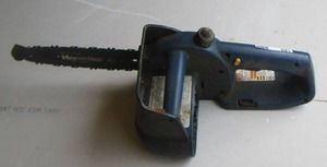 lot 691 image: ryobi electric chain saw