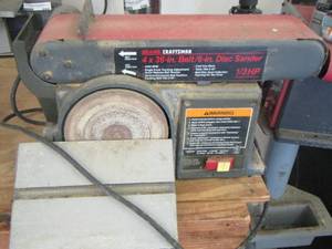 lot 699 image: Craftsman 436 belt- 6 disc sander